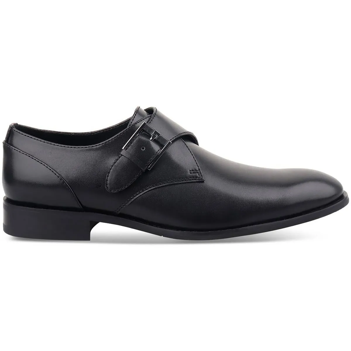 Elijah Mens Faux Leather Monk Shoes