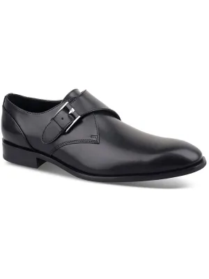 Elijah Mens Faux Leather Monk Shoes
