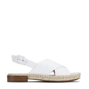 ESPEL LEATHER ESPADRILLE SLINGBACK SANDAL