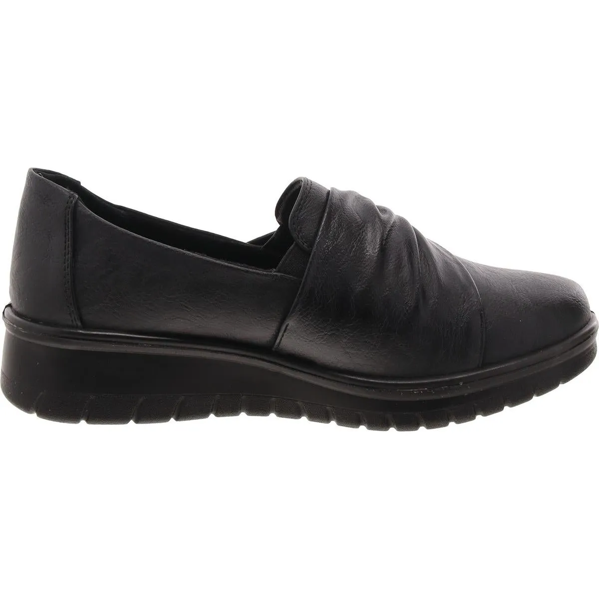 Faith Womens Leather Slip On Casual And Fashion Sneakers