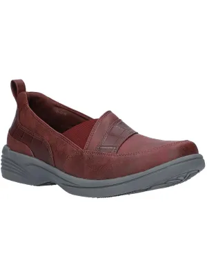 Fernly Womens Faux Leather Slip-On Sneakers