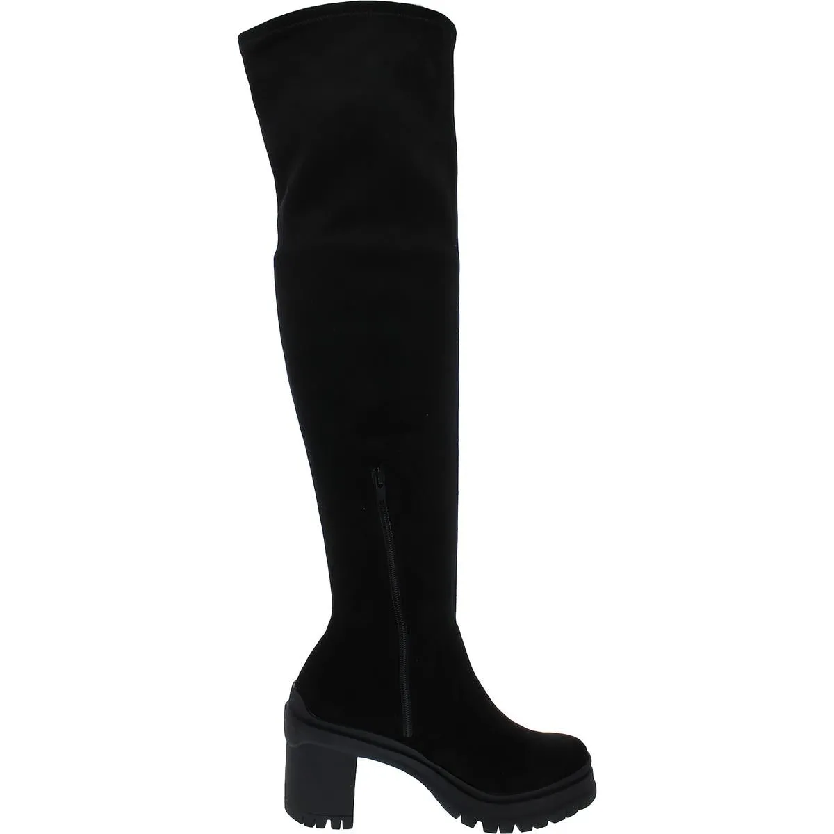 Fernn Womens Faux Leather Tall Over-The-Knee Boots