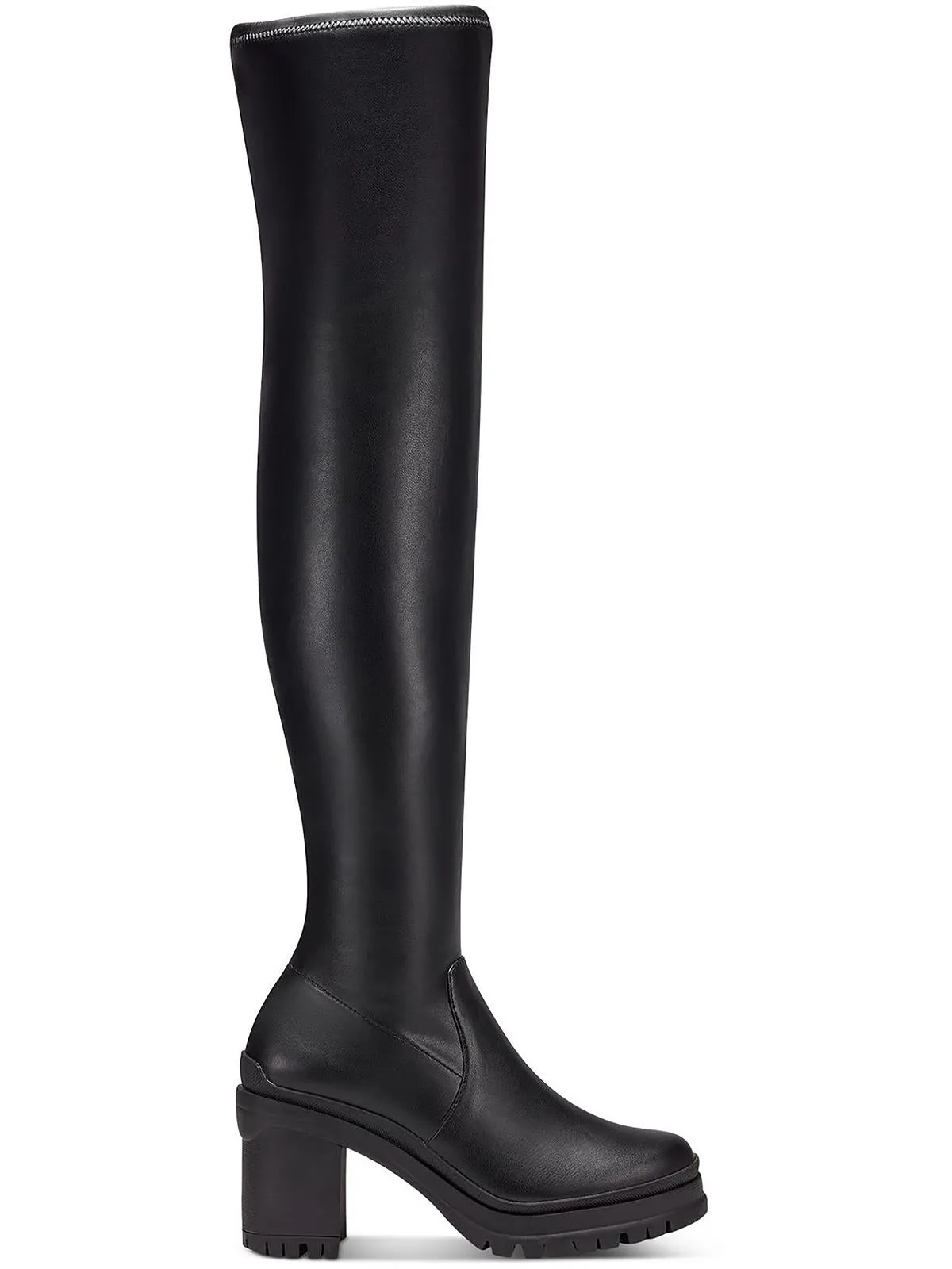 Fernn Womens Faux Leather Tall Over-The-Knee Boots