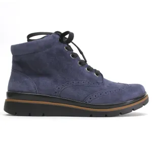 Fidelio Gallery Suede Women's Ankle Brogue Boots