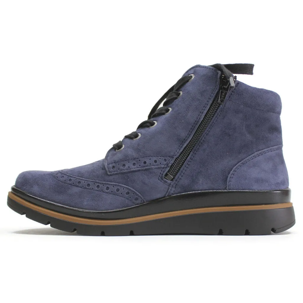 Fidelio Gallery Suede Women's Ankle Brogue Boots
