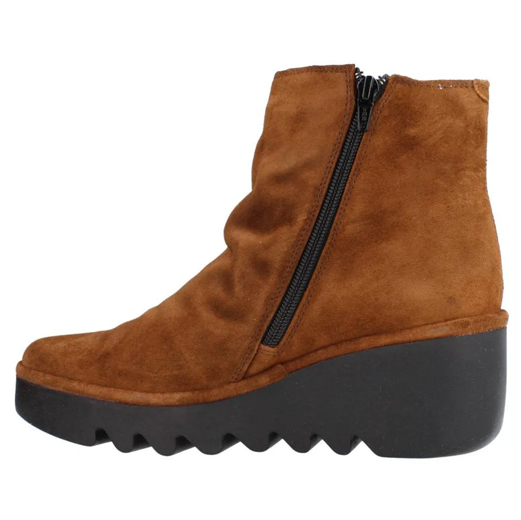 Fly London Brom344Fly Suede Women's Zip Up Ankle Boots