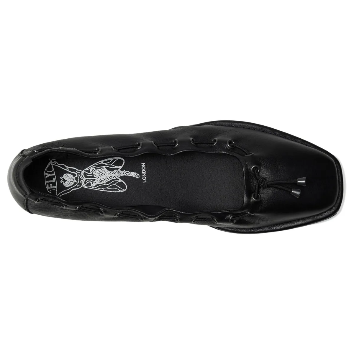 Fly London Women's BAPI264 Black Velvet Leather