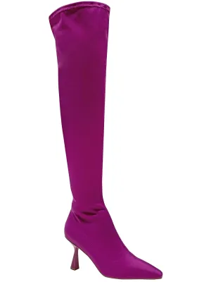 FRITZ Womens Pull On Cushioned Footbed Over-The-Knee Boots