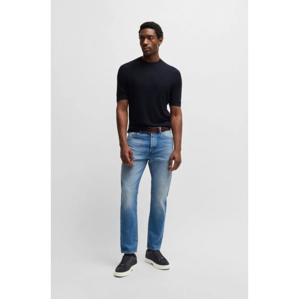Gary woven-suede trainers with hidden laces