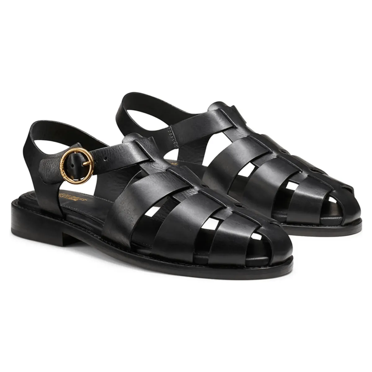 G.H. Bass Women's Fisherman Sandal Black