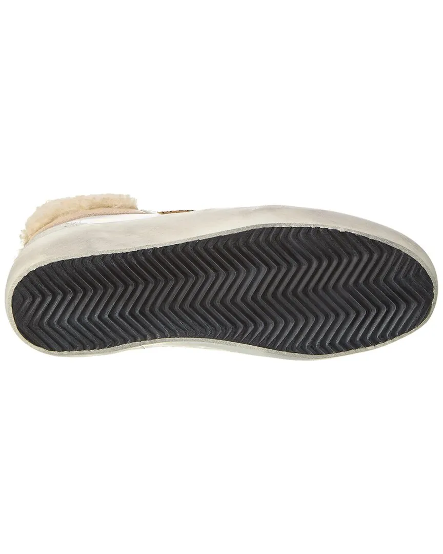 Golden Goose Midstar Leather & Shearling Sneaker