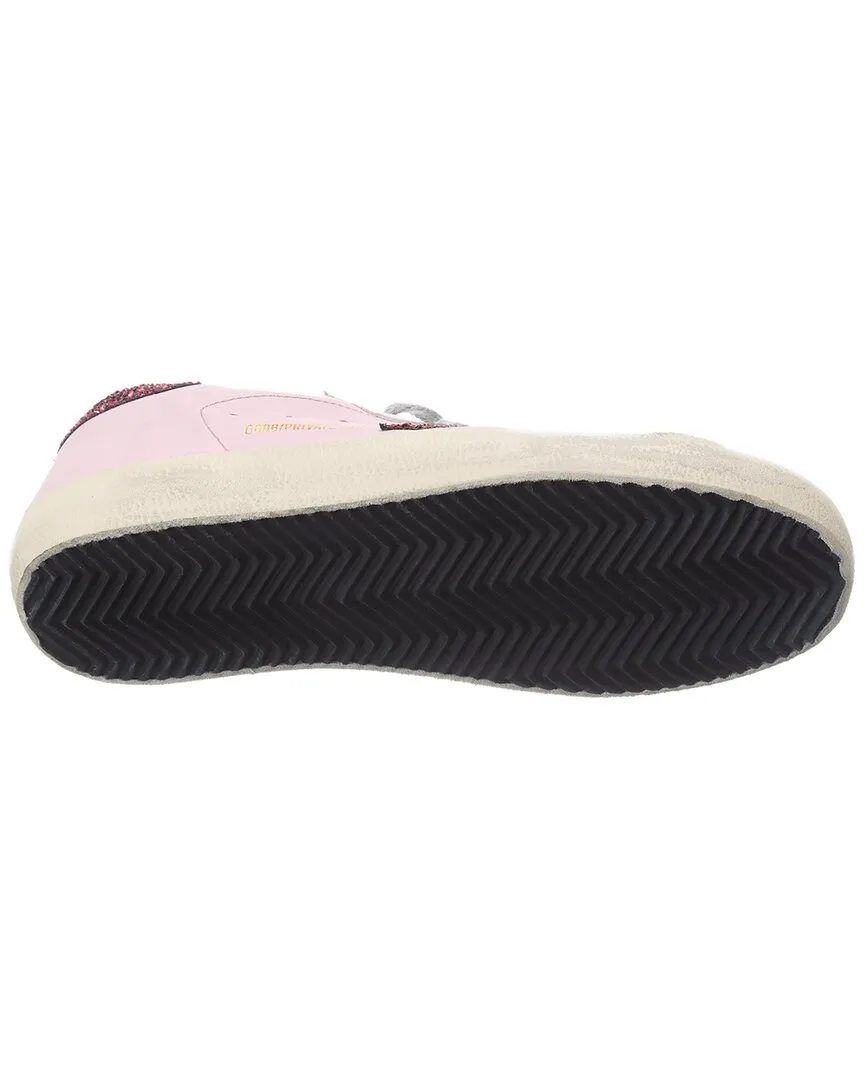 Golden Goose Superstar Leather & Glitter Sneaker
