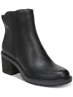 Greyson Womens Faux Leather Booties Ankle Boots