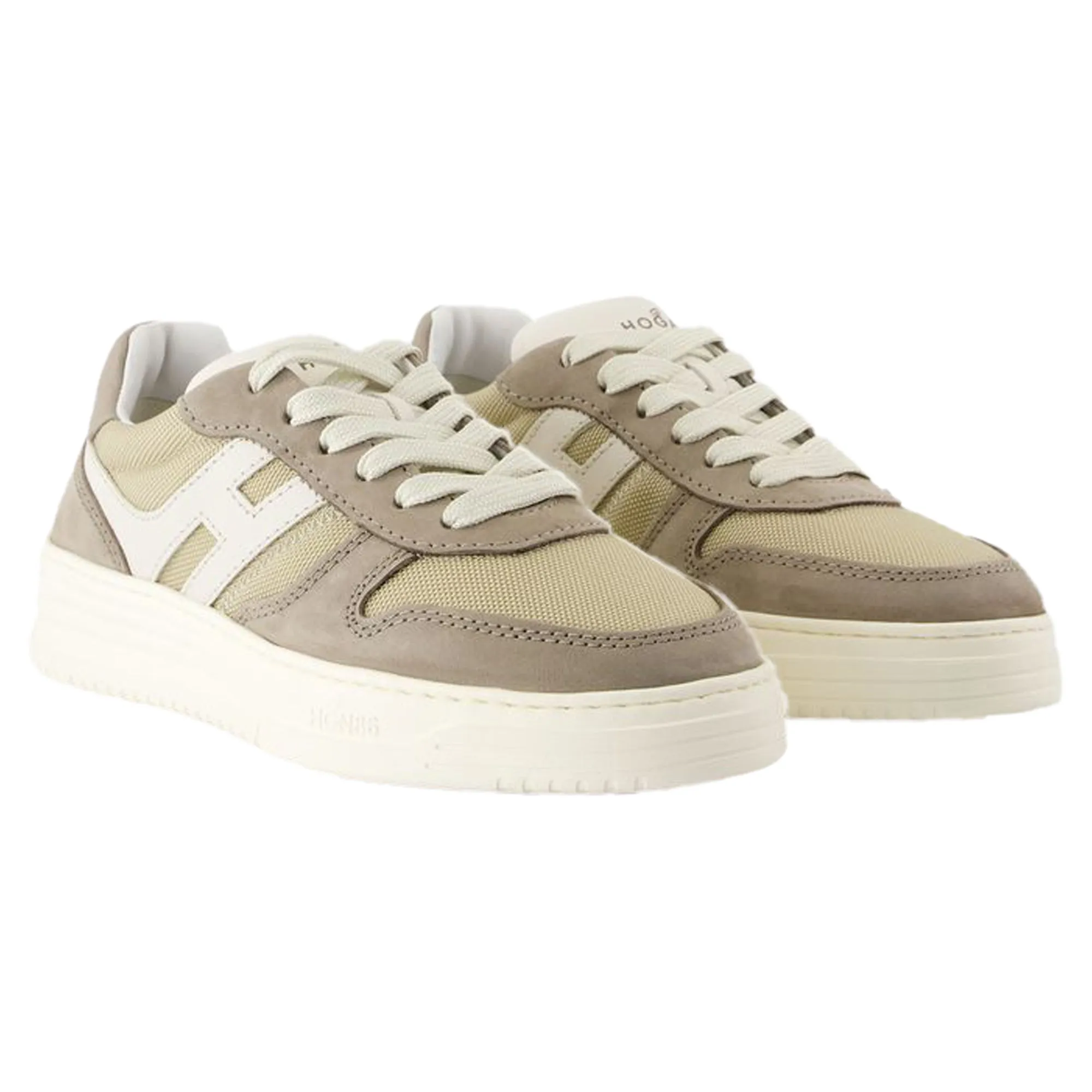 H630 Sneakers - Hogan - Leather - Khaki