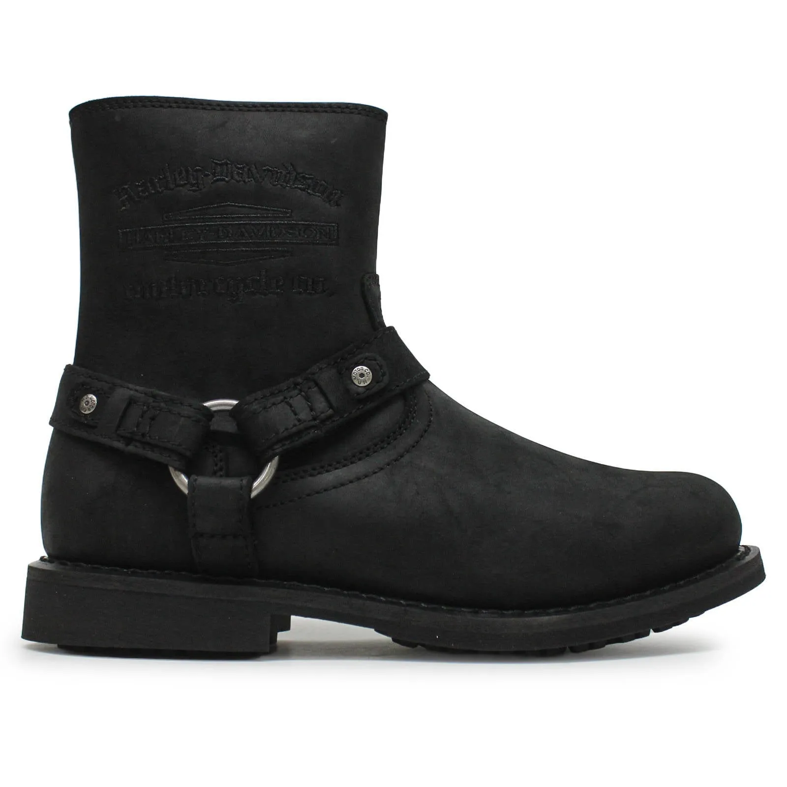 Harley Davidson Scout Rvltn Full Grain Leather Men's Ankle Boots