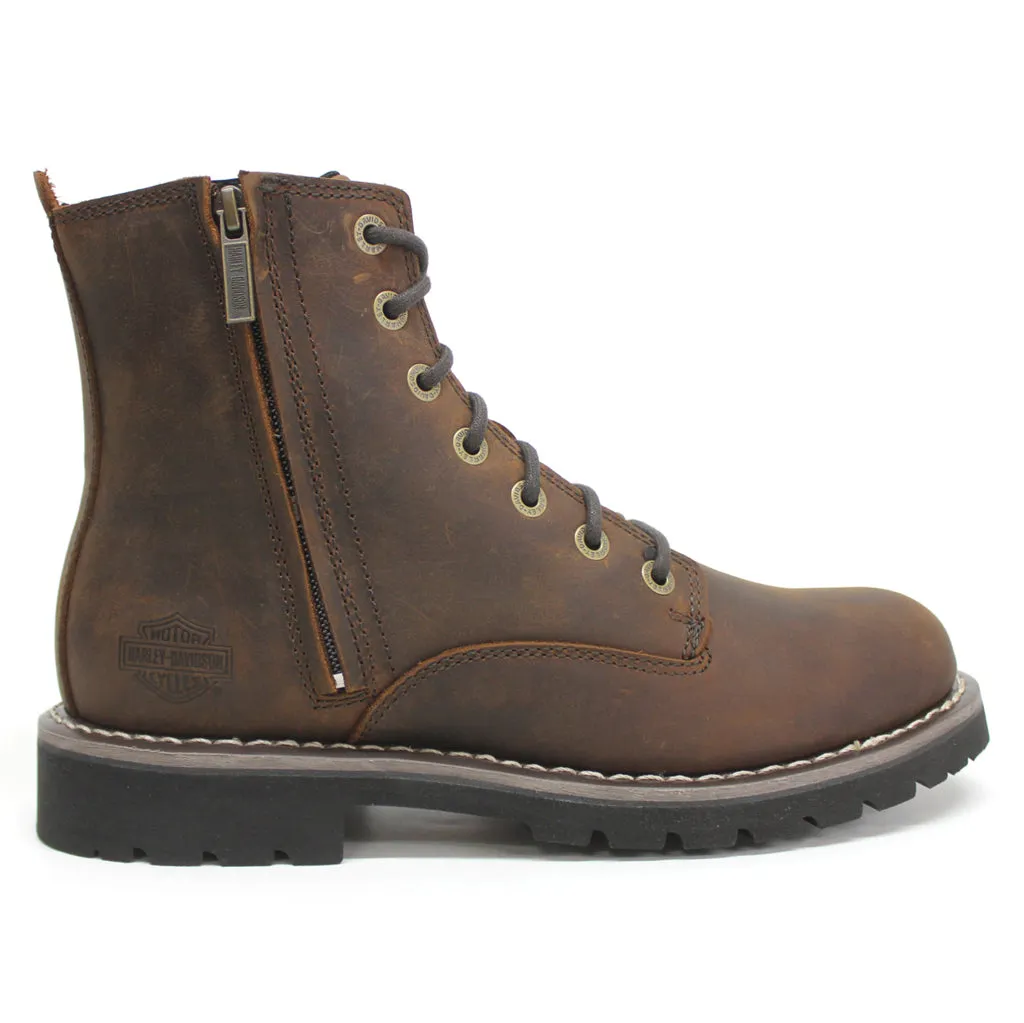 Harley Davidson Winslow Full Grain Leather Men's Ankle Boots