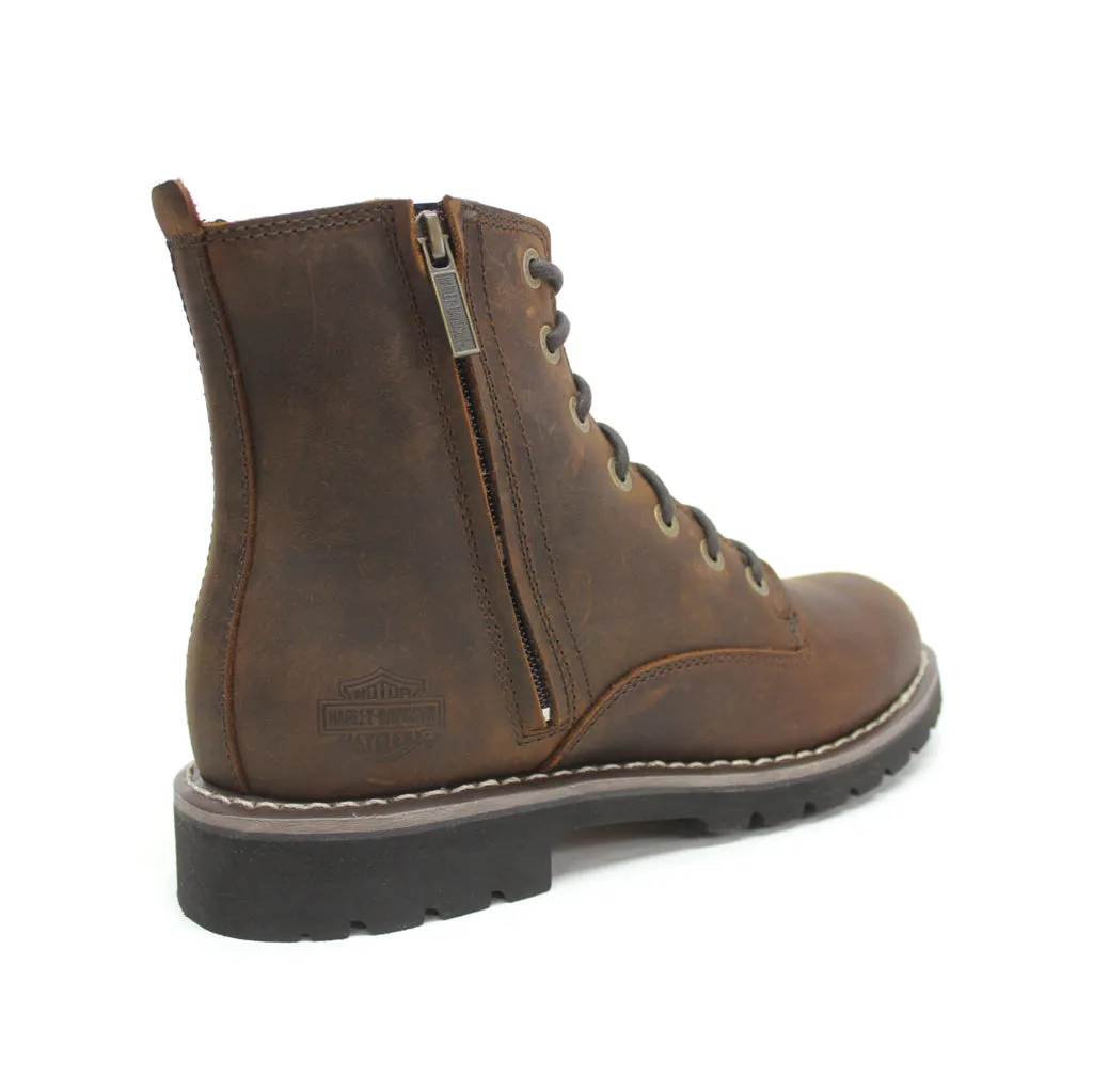 Harley Davidson Winslow Full Grain Leather Men's Ankle Boots