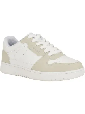 Hattea Womens Faux Leather Lace-Up Casual And Fashion Sneakers