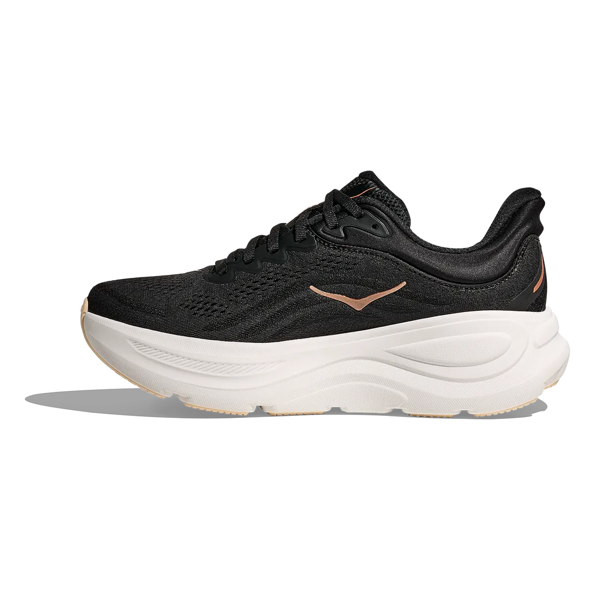 Hoka Bondi 9 Black - Rose Gold