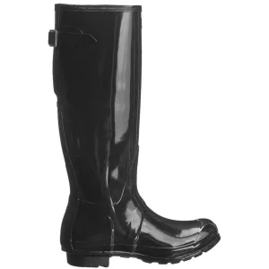 Hunter Original Back Adjustable Gloss Rubber Women's Tall Wellington Boots