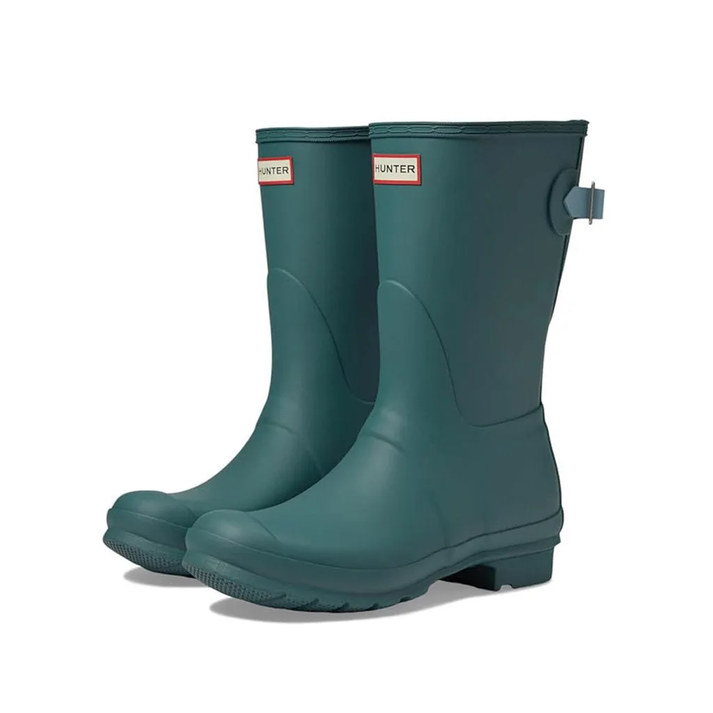Hunter Original Back Adjustable Short Rubber Women's Short Wellington Boots