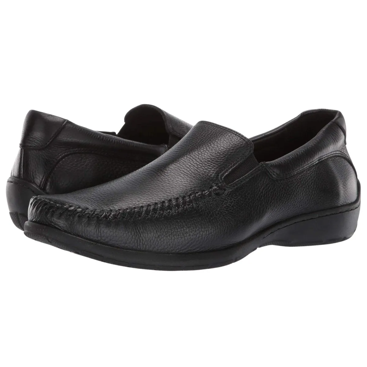 Johnston & Murphy Men's Crawfoord Venitian Black Leather