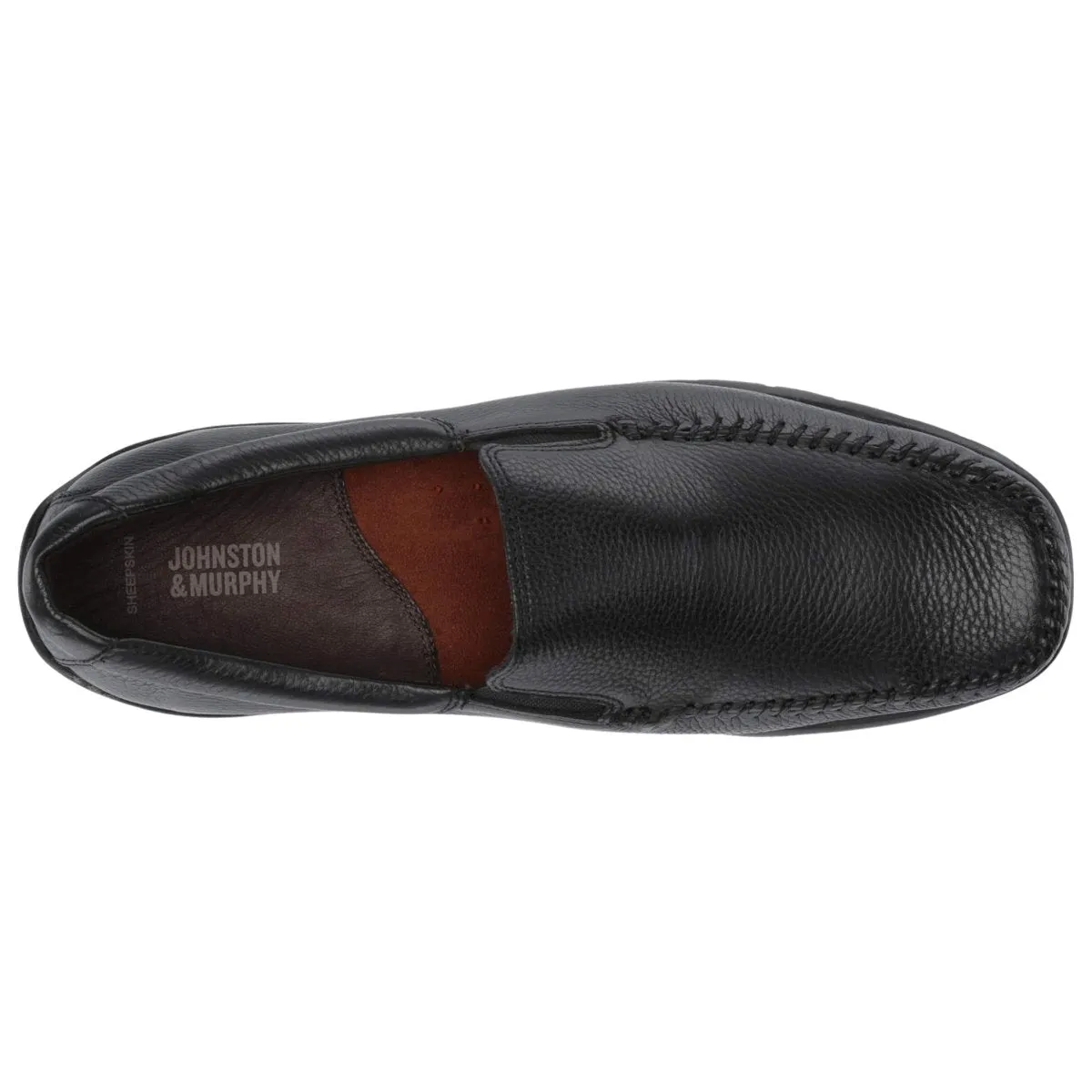 Johnston & Murphy Men's Crawfoord Venitian Black Leather