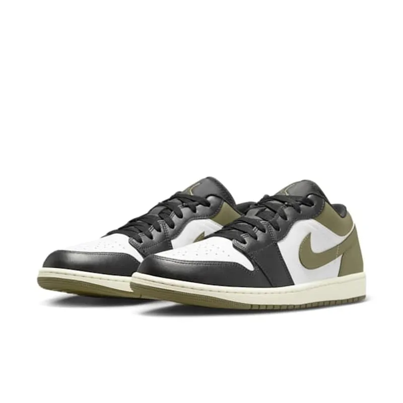 Jordan 1 Low Black Toe Medium Olive
