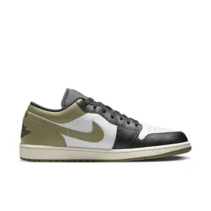 Jordan 1 Low Black Toe Medium Olive