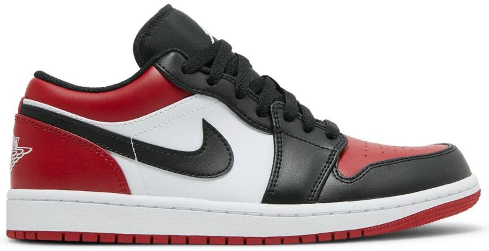 Jordan 1 Low Bred Toe