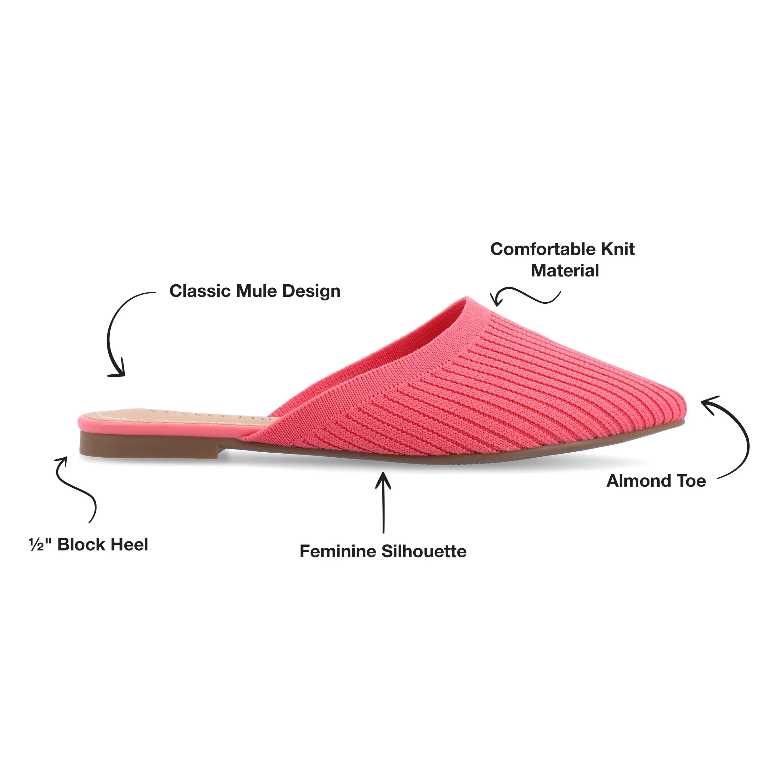 Journee Collection Women's Aniee Mule Flats