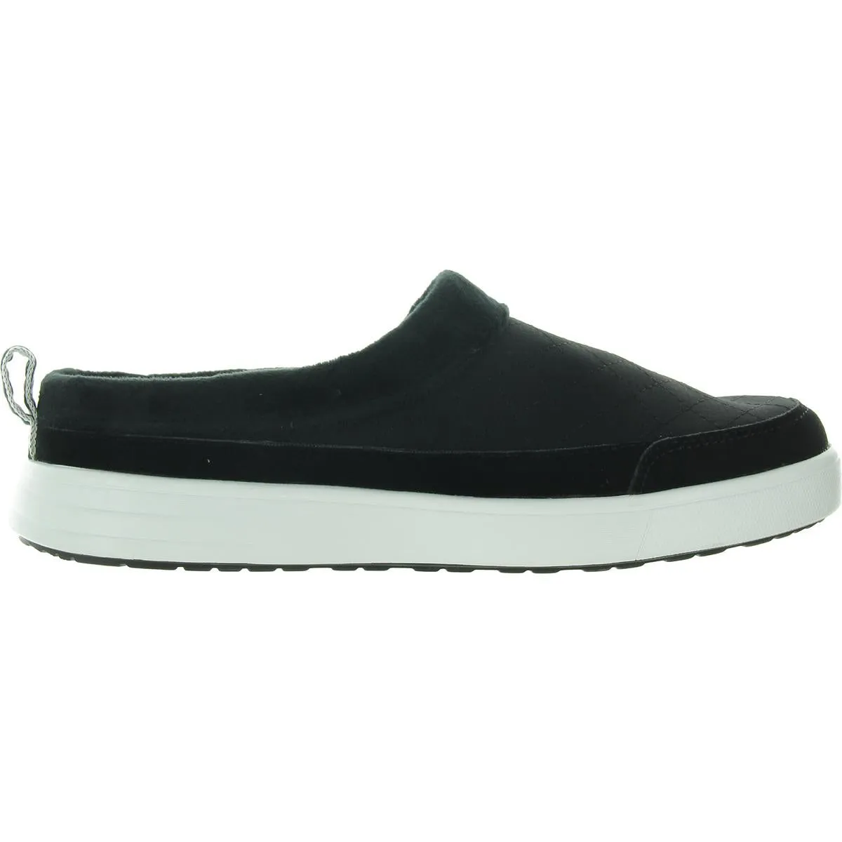 Kiq Womens Velour Trim Slip On Smart Shoes