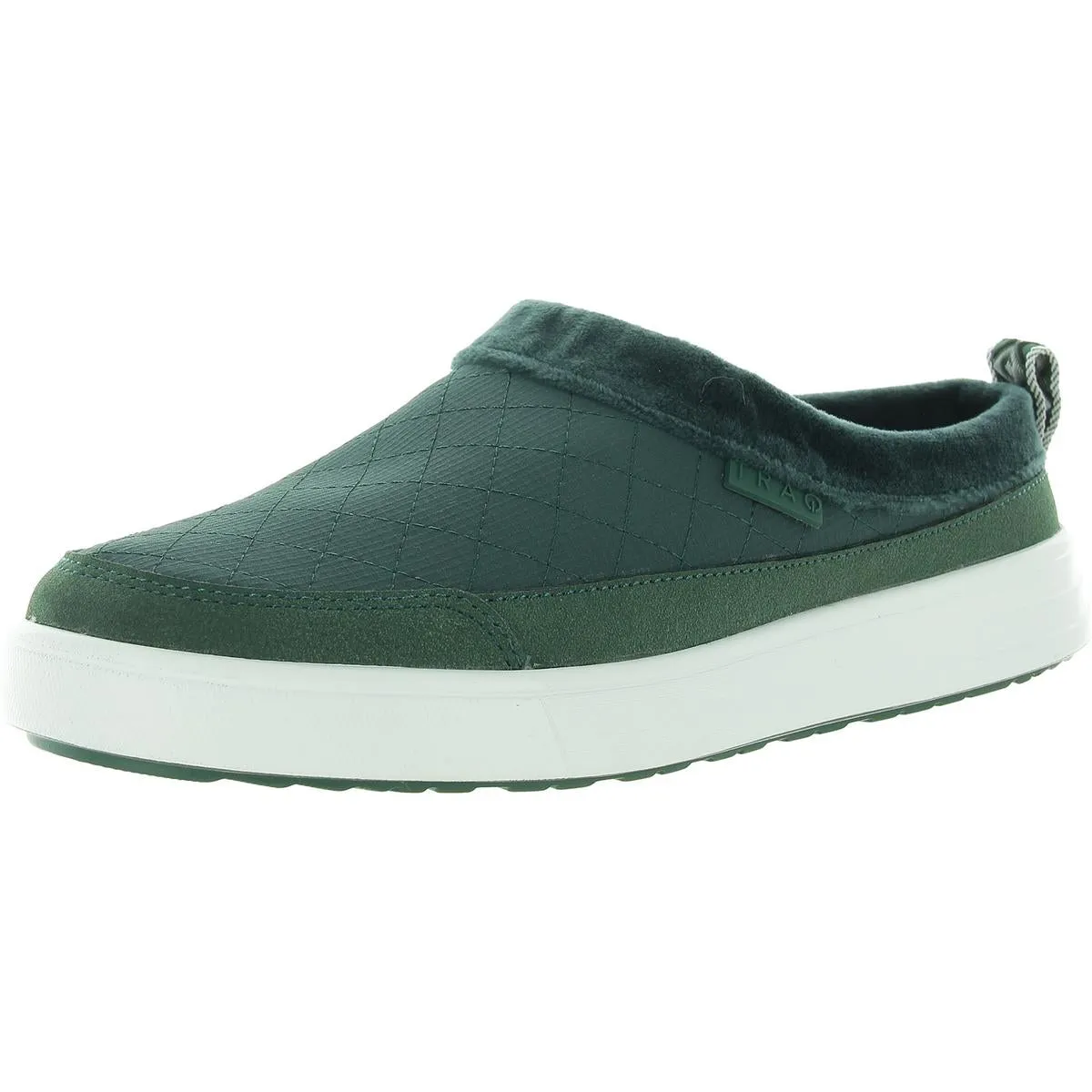 Kiq Womens Velour Trim Slip On Smart Shoes