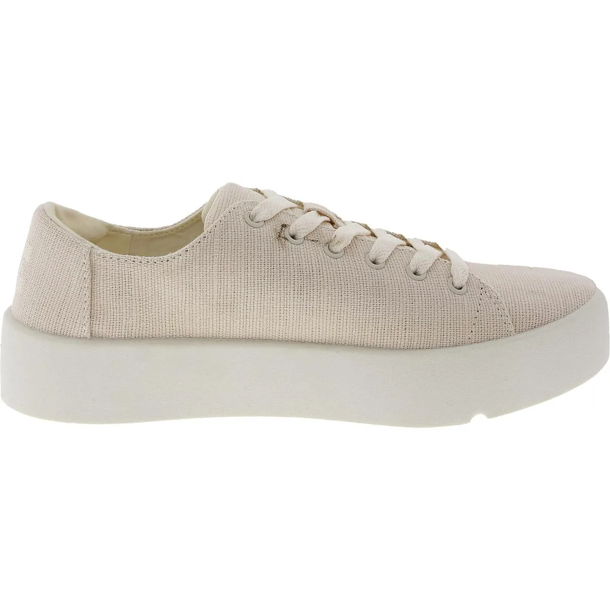 Lace Up Womens Solid Textured Skate Shoes