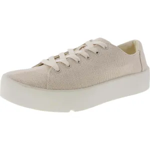 Lace Up Womens Solid Textured Skate Shoes