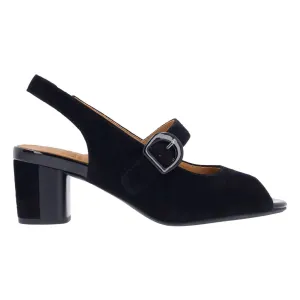 L'Amour Des Pieds Women's Merryn Black Kidsuede