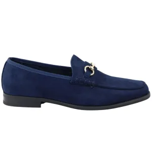 Leather Lined Slip On Suede Loafer Shoes