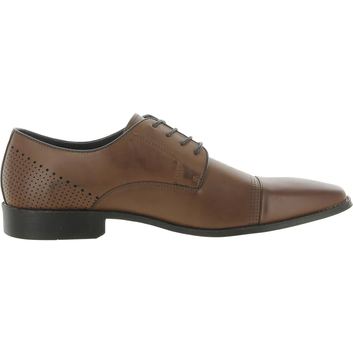 Lesson Plan Mens Faux Leather Toe Cap Oxfords