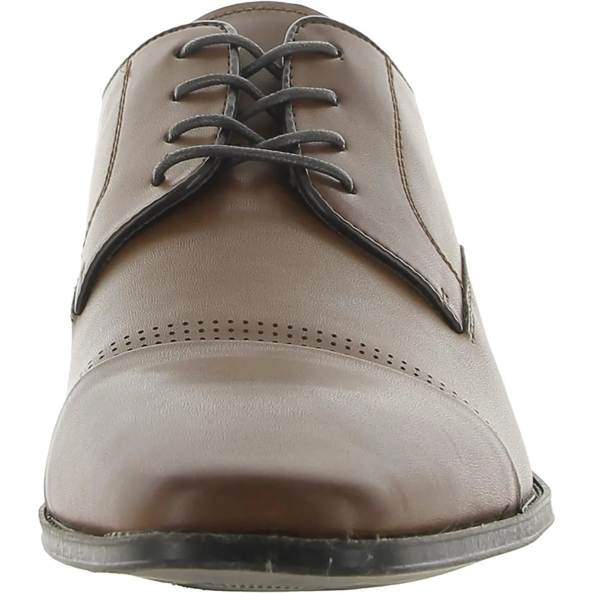 Lesson Plan Mens Faux Leather Toe Cap Oxfords