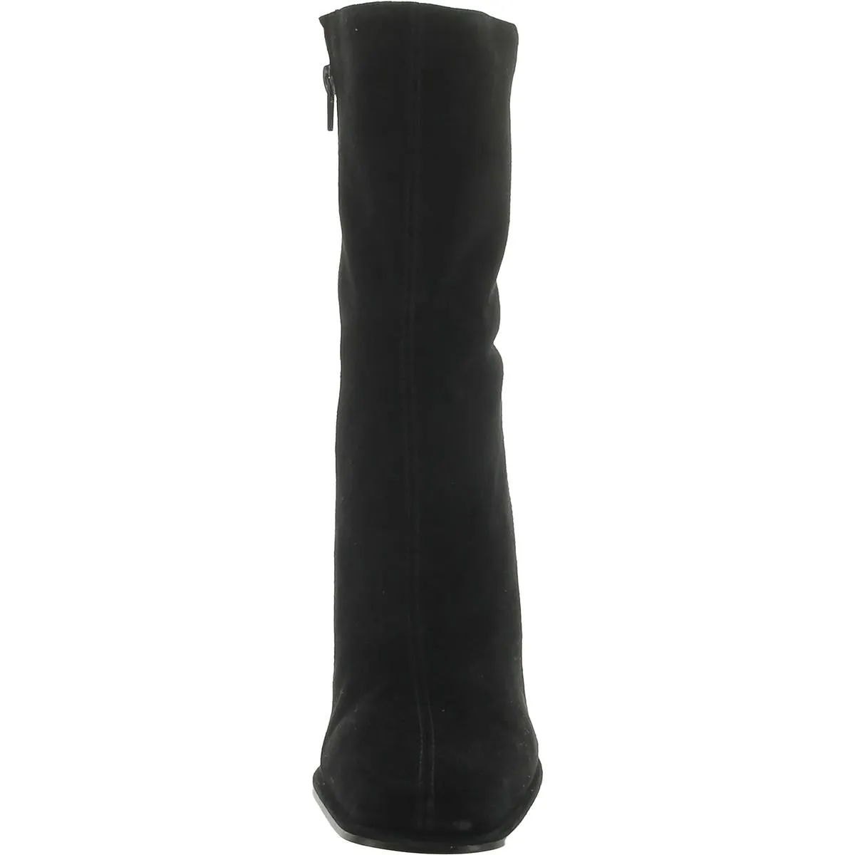 Lockwood Womens Faux Suede Square Toe Mid-Calf Boots