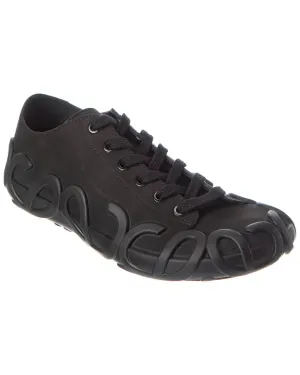 Loewe Rise Lace-Up Leather Sneaker