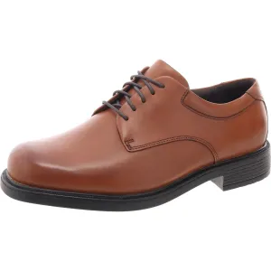 MARGIN Mens Lace-Up Leather Derby Shoes