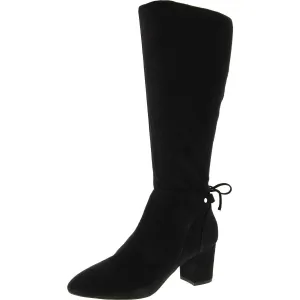 Mayviss Womens Padded Insole Round Toe Knee-High Boots