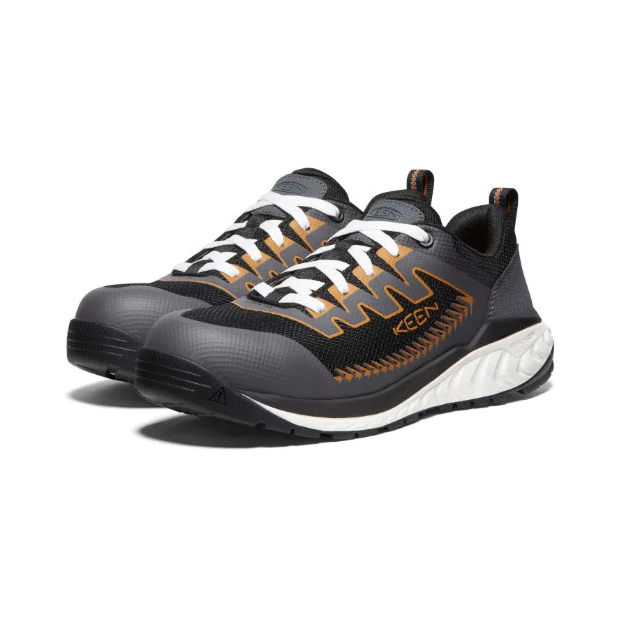 Men's Arvada Work Sneaker (Carbon Toe)  |  Black/Curry