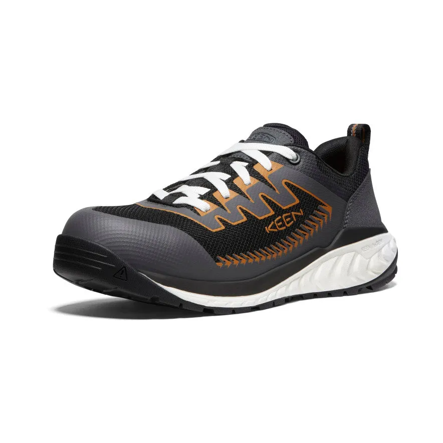 Men's Arvada Work Sneaker (Carbon Toe)  |  Black/Curry