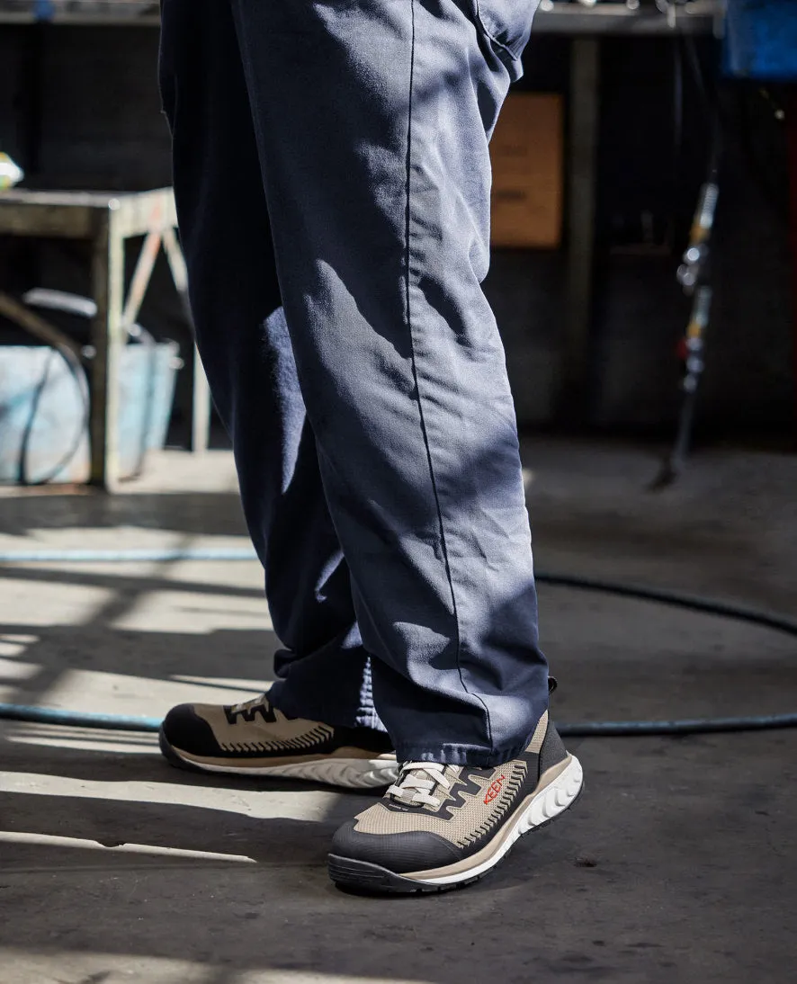 Men's Arvada Work Sneaker (Carbon Toe)  |  Black/Curry