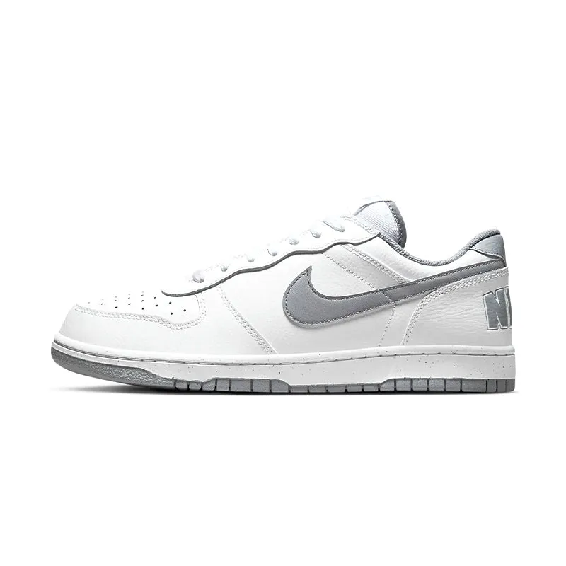 Men's Big Nike Low White/Wolf Grey