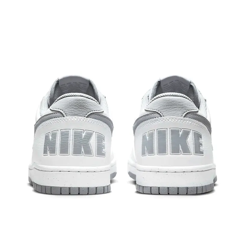 Men's Big Nike Low White/Wolf Grey