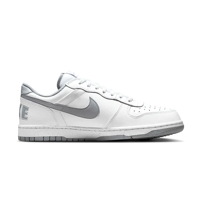Men's Big Nike Low White/Wolf Grey