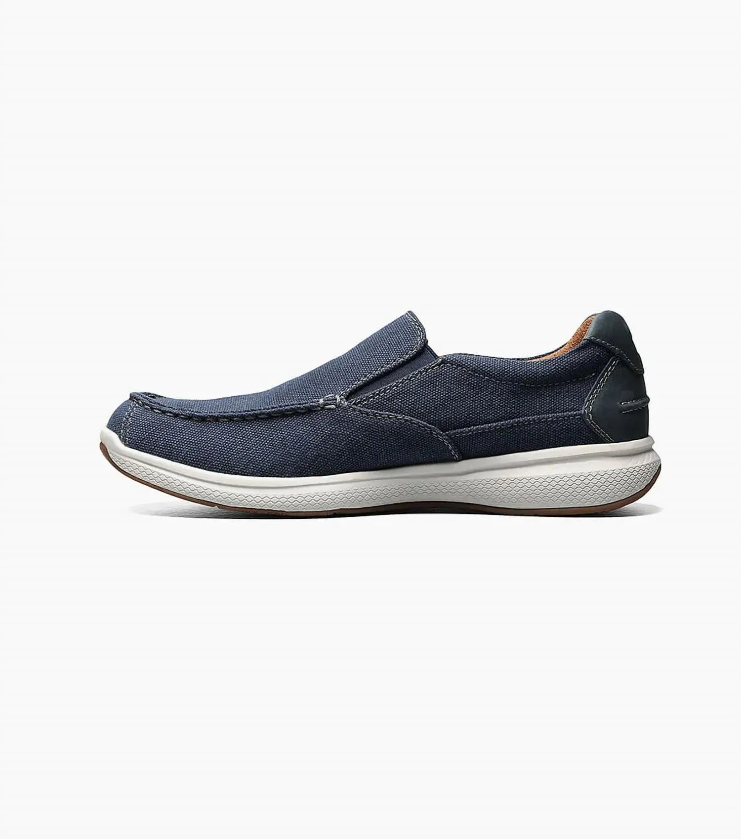 Men's Great Lakes Canvas Moc Toe Slip On - Medium Width In Navy